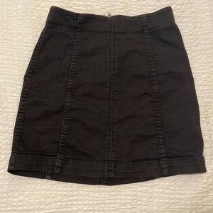 Free People Black Skirt Size:2